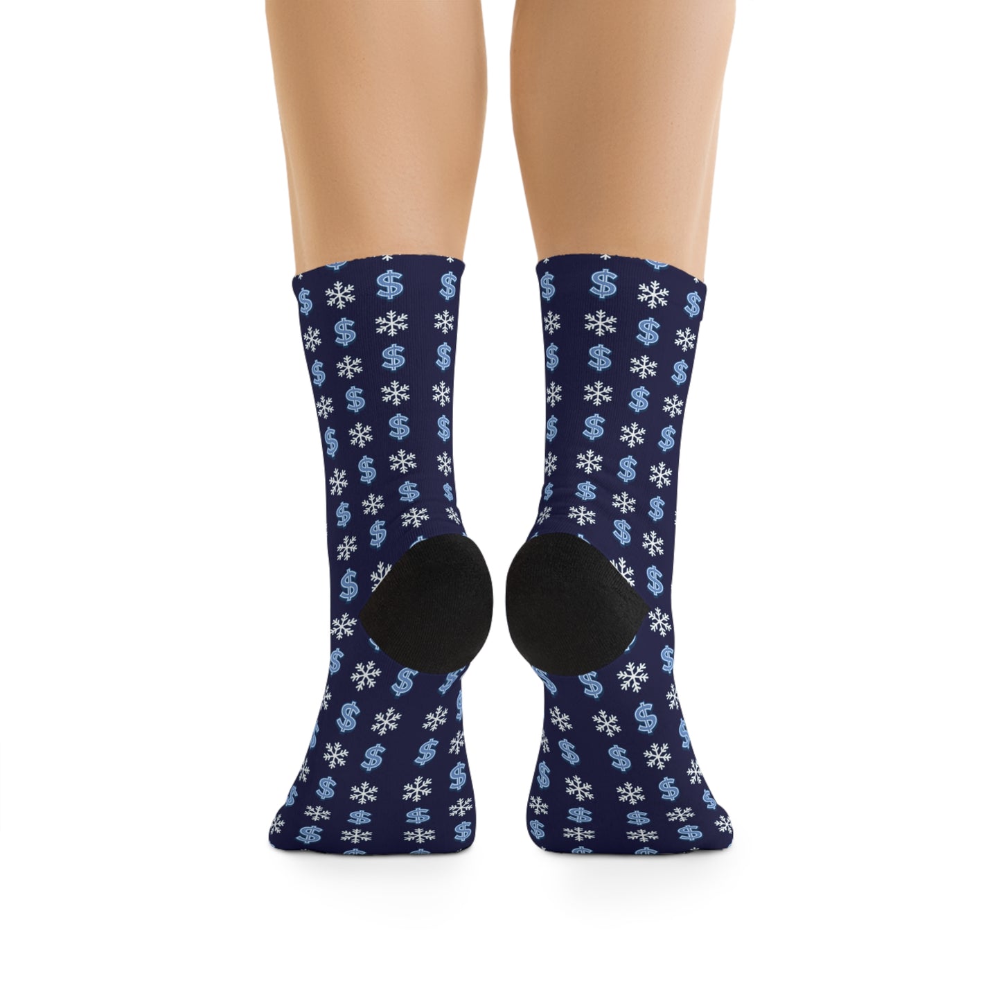 Frozen Assets Sanctions Socks — Recycled Poly Crew Socks