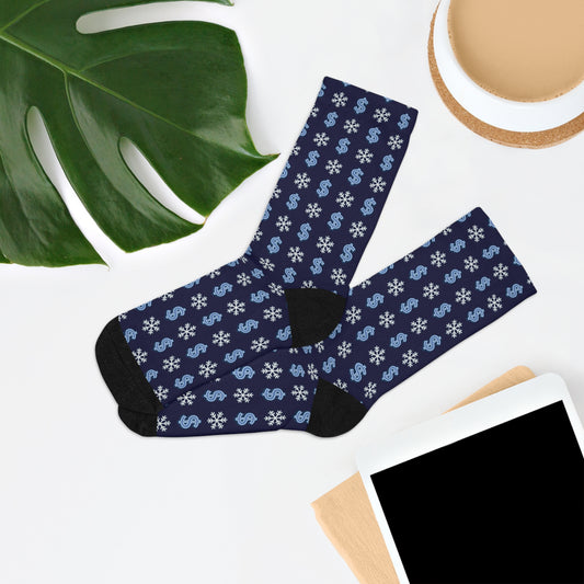 Frozen Assets Sanctions Socks — Recycled Poly Crew Socks